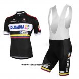 2014 Maillot Ciclismo La colombie Noir Manches Courtes et Cuissard